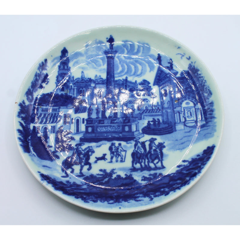 Victoria Ware | Blue Ironstone Plate | Scratches