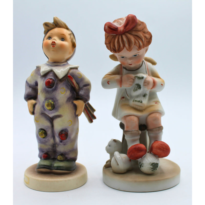 Lot of 2: Carnival Fastnacht & Girl with Cat | Cracked