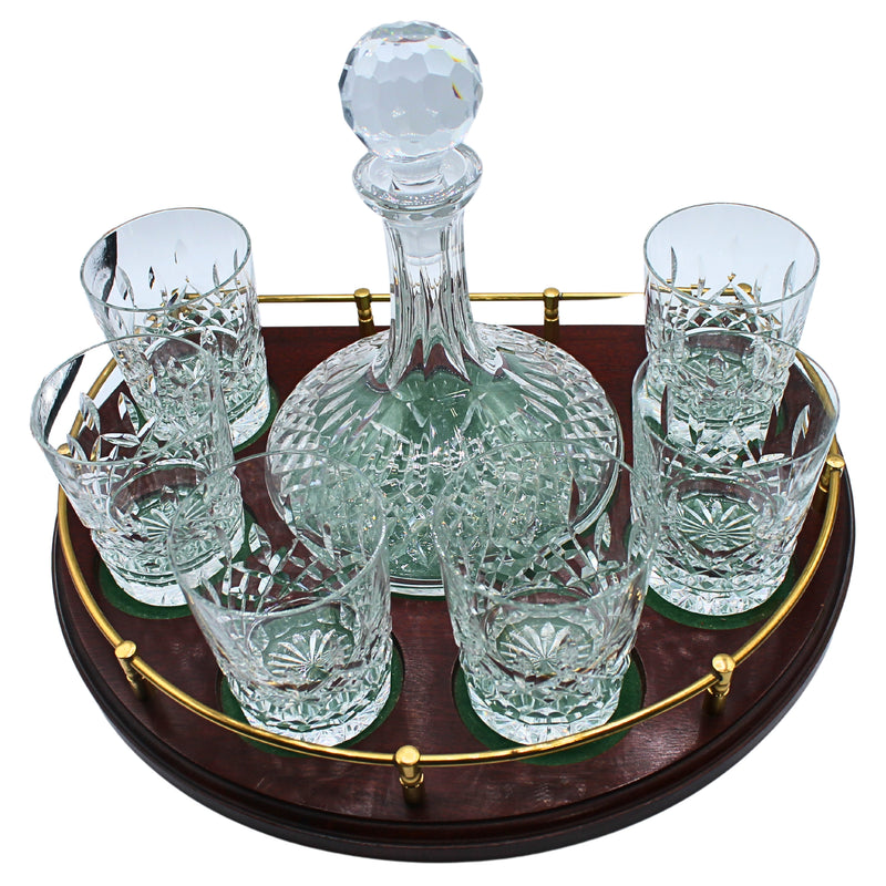 Waterford  | Tray with Decanter & Double Old Fashioned Glasses | No Box