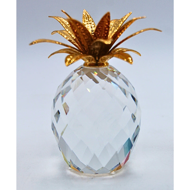 Swarovski 010044 | Pineapple Gold Large V3 Hammered Leaves | Chipped