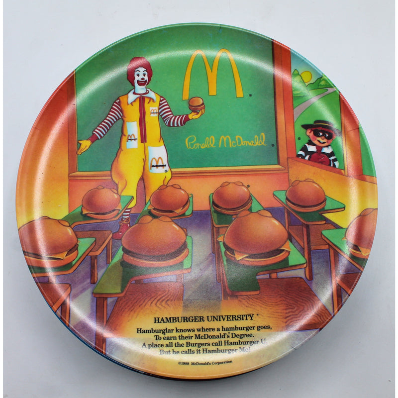 McDonald's | Lot of 7: Ronald McDonald Plates | Scratches