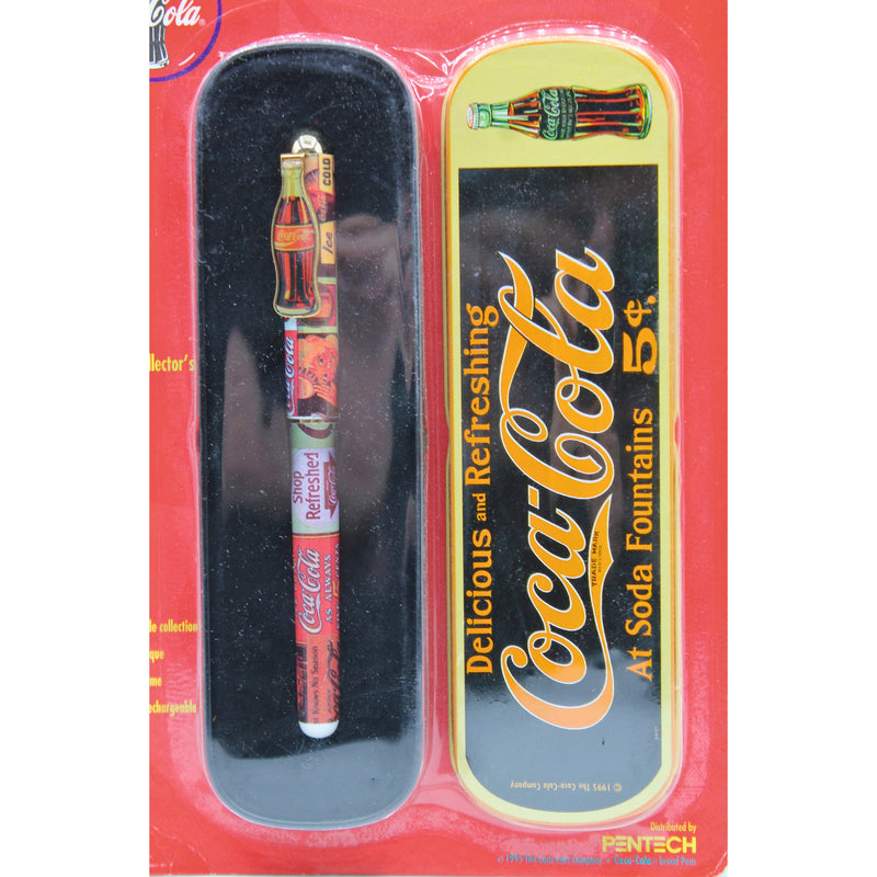 Coca-Cola | Lot of 2: Tin & Pen | Dents