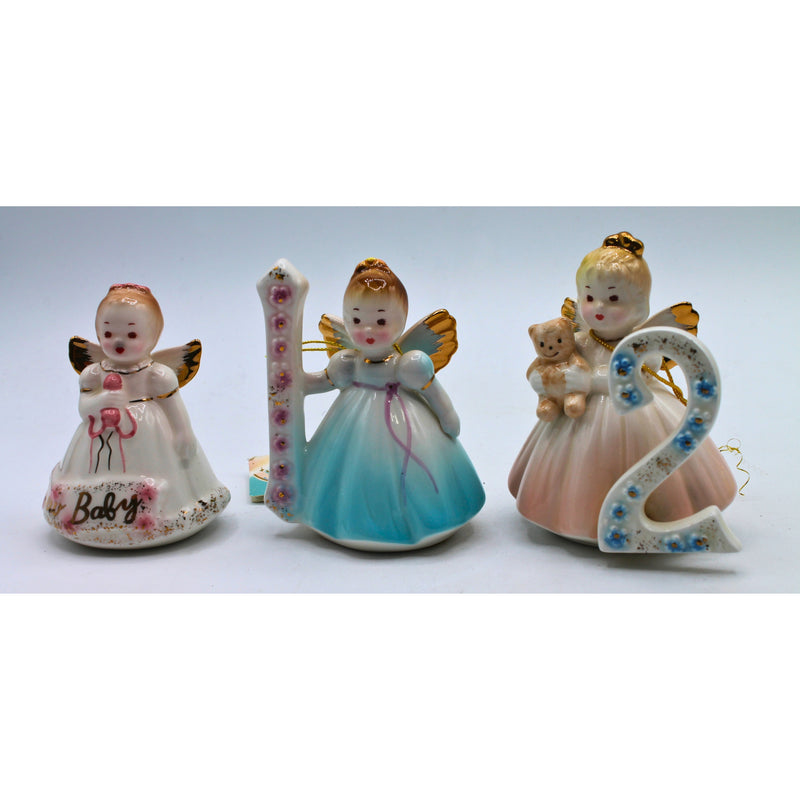 Josef Originals | Lot of 5: Baby through 4 Year Old Ornaments | No Box