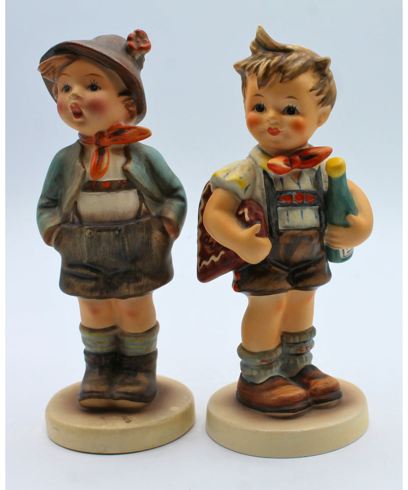 Hummel | Lot of 2: Little Goat Herder & Valentine Joy | Crazing