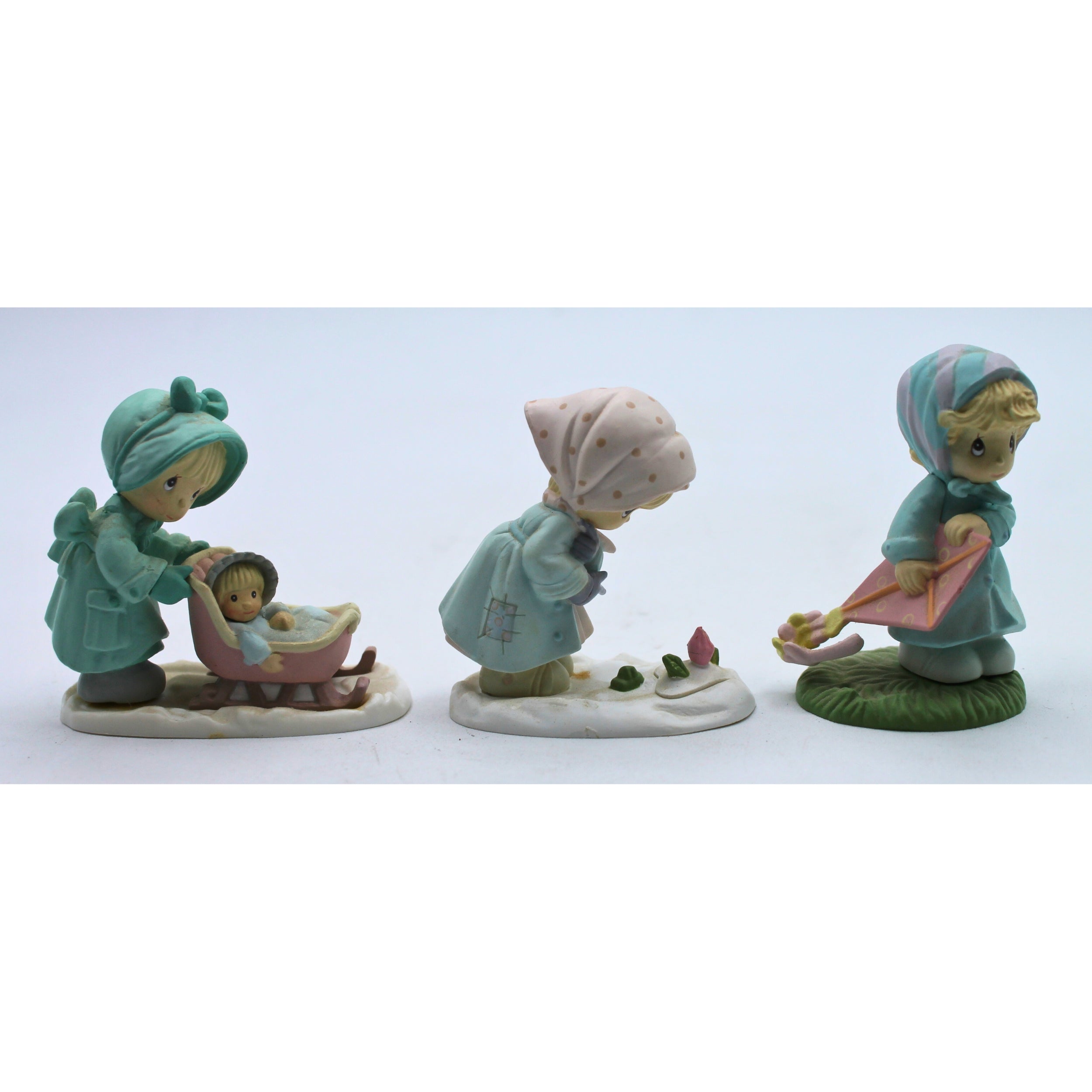 Lot of 12: January to December Miniature Figurines | Damaged Boxes