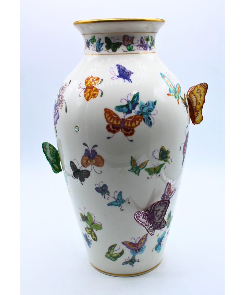 Franklin Mint | The Vase of a Hundred Butterflies | Broken Butterfly