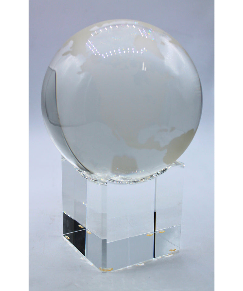 Crystal Globe with Base | Non-Mint Box