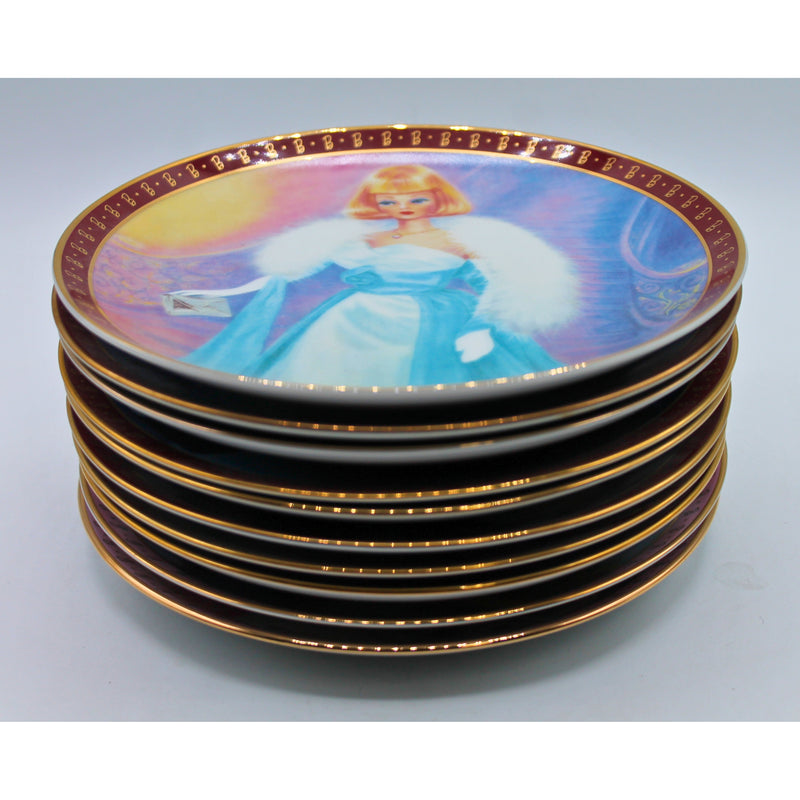 Danbury Mint: Lot of 10: Barbie Collector Plates