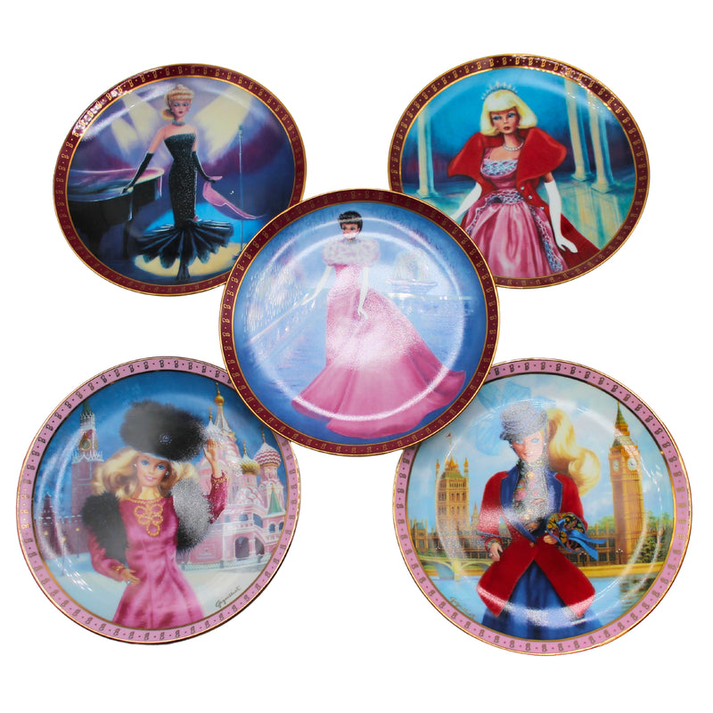 Danbury Mint: Lot of 10: Barbie Collector Plates