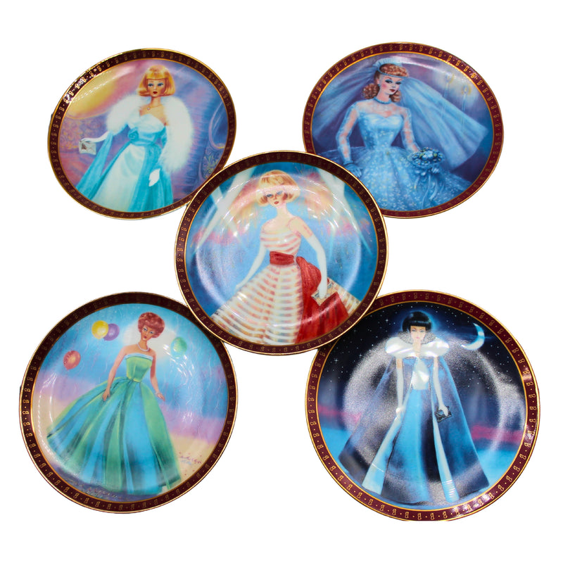 Danbury Mint: Lot of 10: Barbie Collector Plates