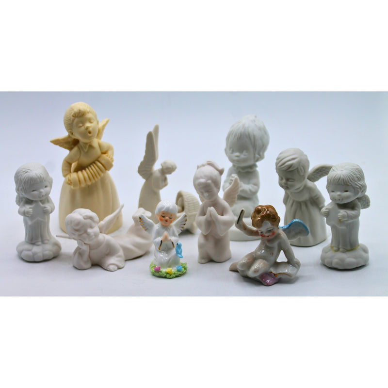 Lot of 9: Angels & Praying Boy | No Boxes