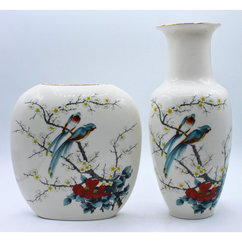 Jay | Lot of 2: Bird Vases | Scratches