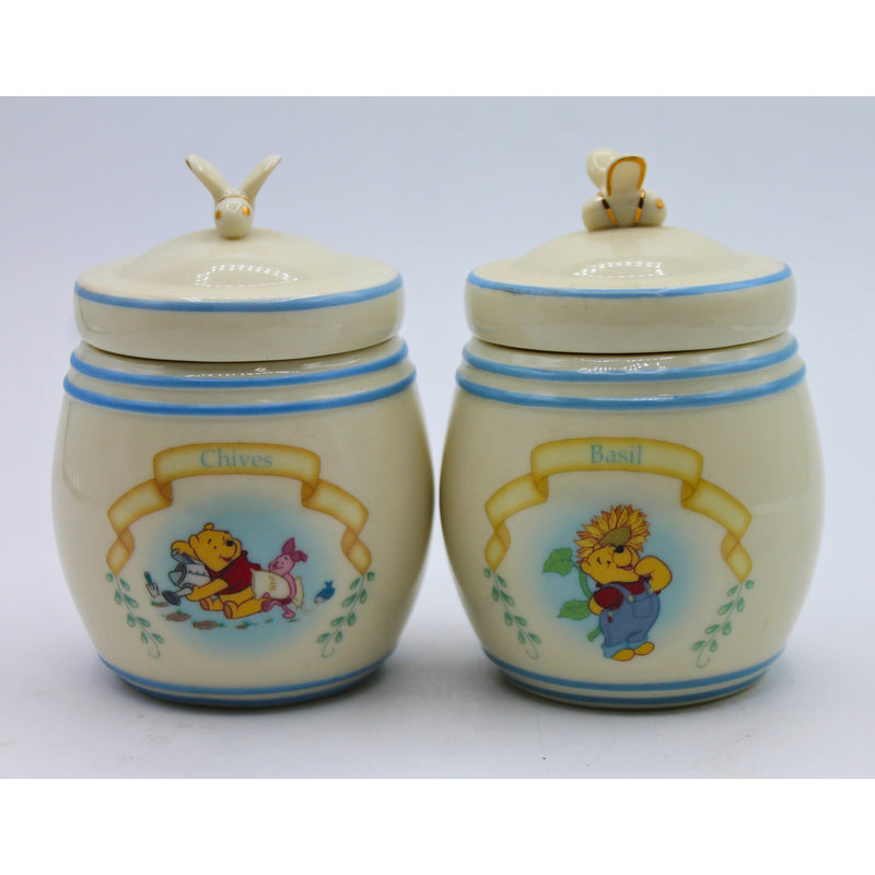 Lenox | Lot of 7: Pooh Pantry Spice Jars | No Box