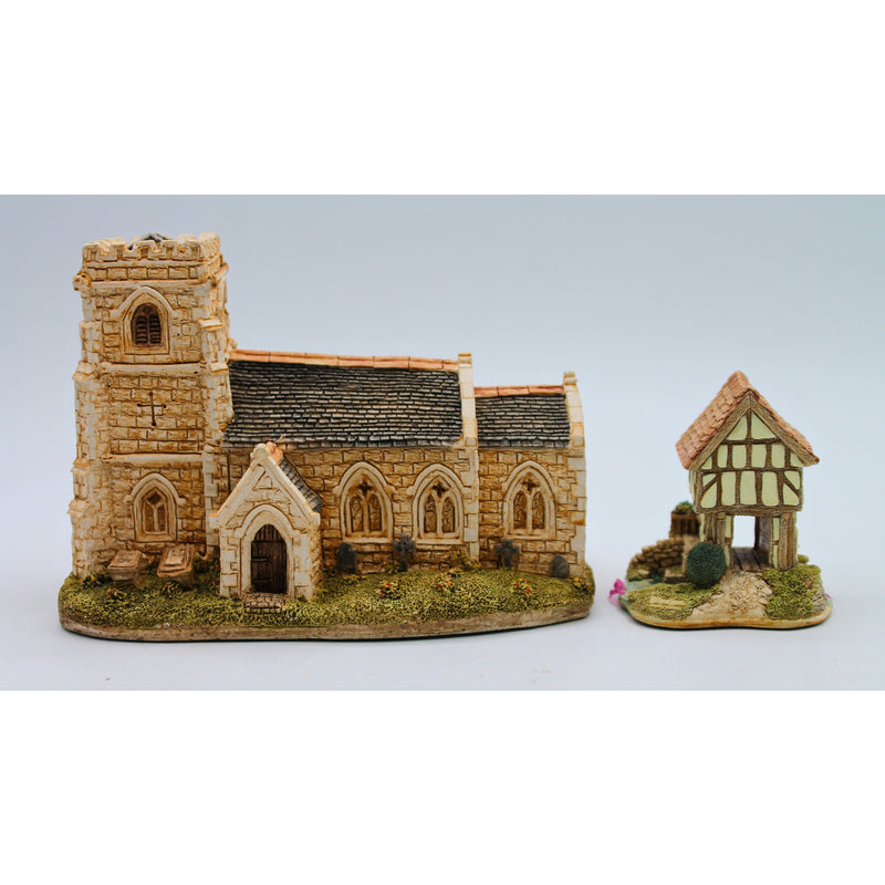 Lot of 6: Miniature Houses and Castles | No Box