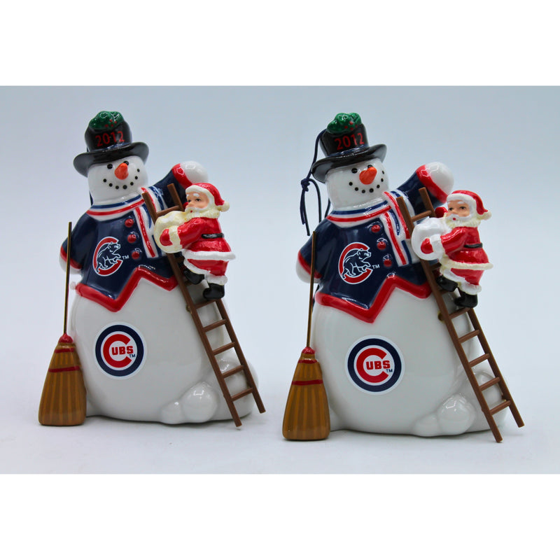 Danbury Mint | Lot of 2: Chicago Cubs Gameday Snowman | Non-Mint Boxes