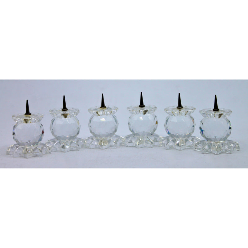 Swarovski 010042 | Set of 6 Candleholders | Reglued