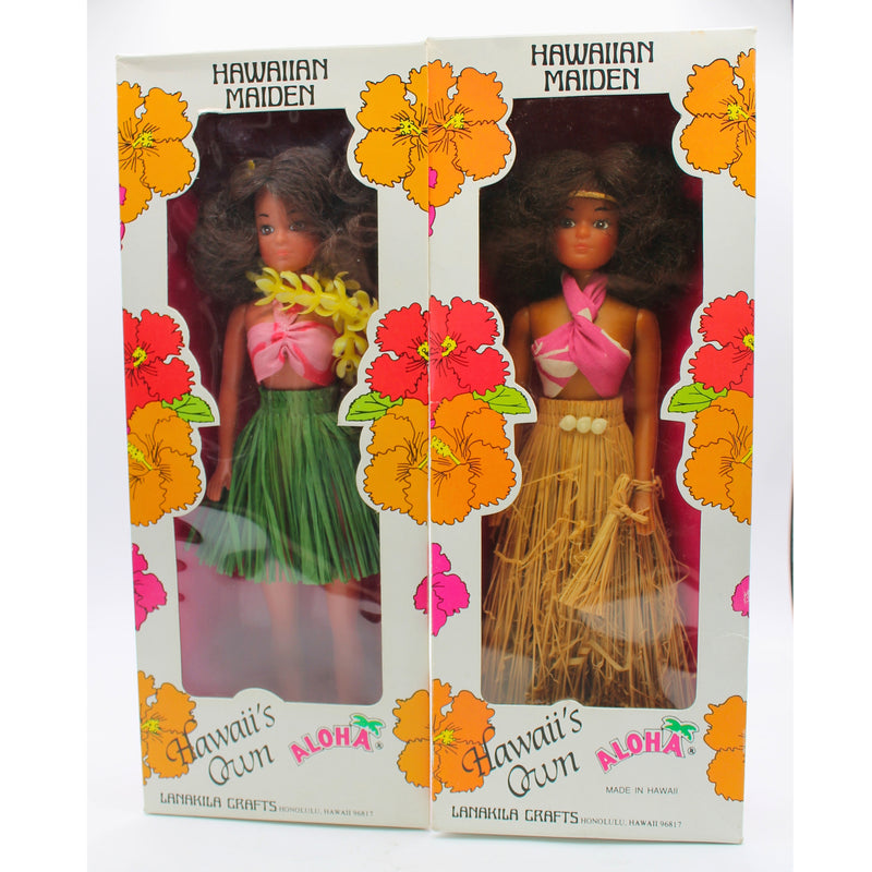 Lot of 3: Flower Princess Laurelle & Aloha Dolls | Non-Mint Box