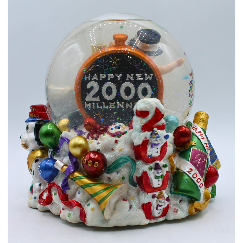 Millennium Extravaganza Glitter Globe | Non-Mint Box