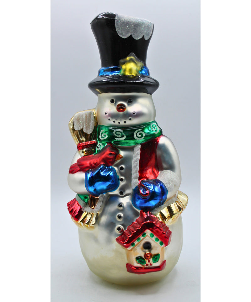 Peschka | Snowman Tree Topper | Damaged Box & Stained