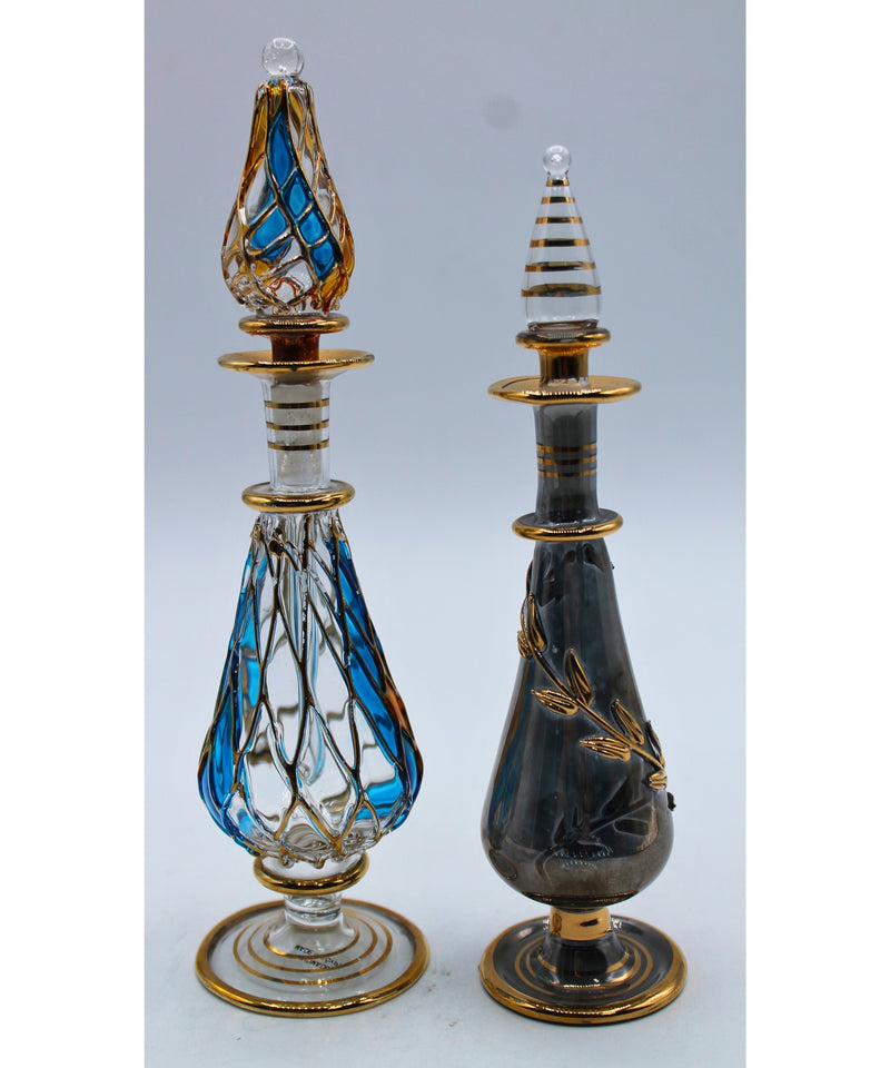 Lot of 2: Egyptian Perfume Bottles | Paint Worn Off