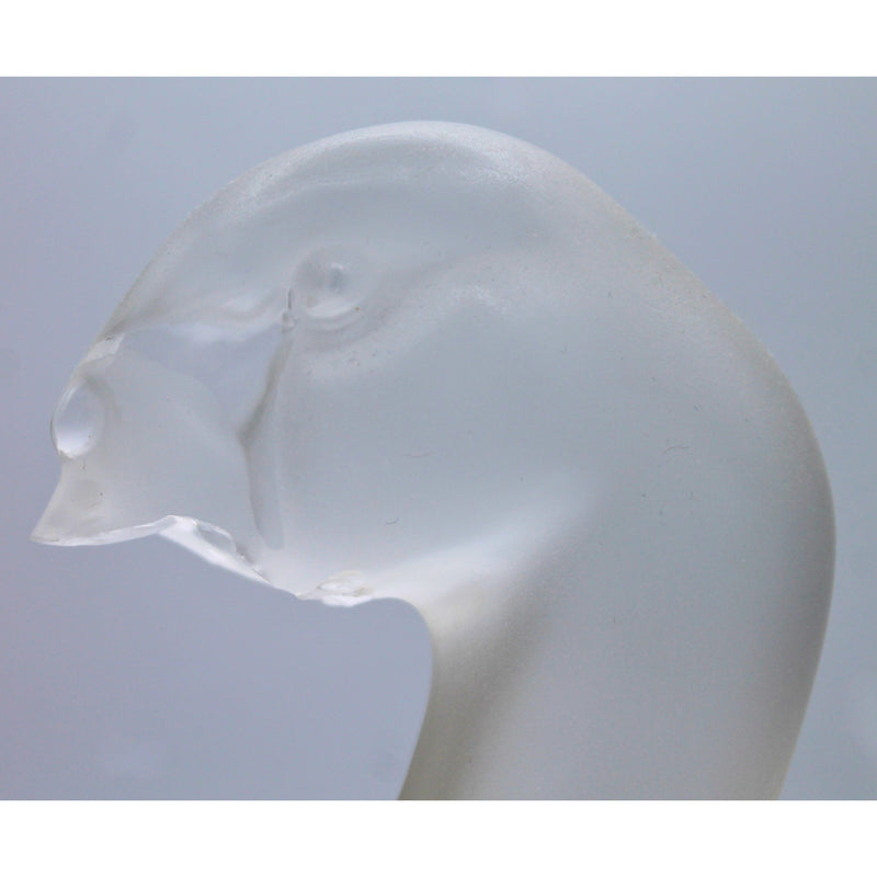 Lalique | Swan Head Up | Broken Beak