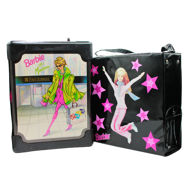 Lot of 2: Barbie Trunk and Vinyl Bag | Scratched