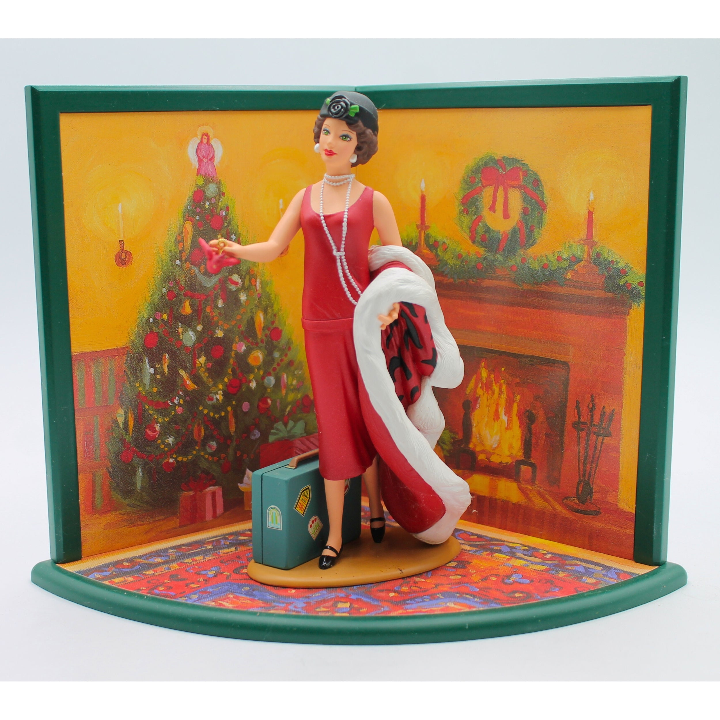 Holiday Voyage Card-Display Figurine | Non-Mint Box