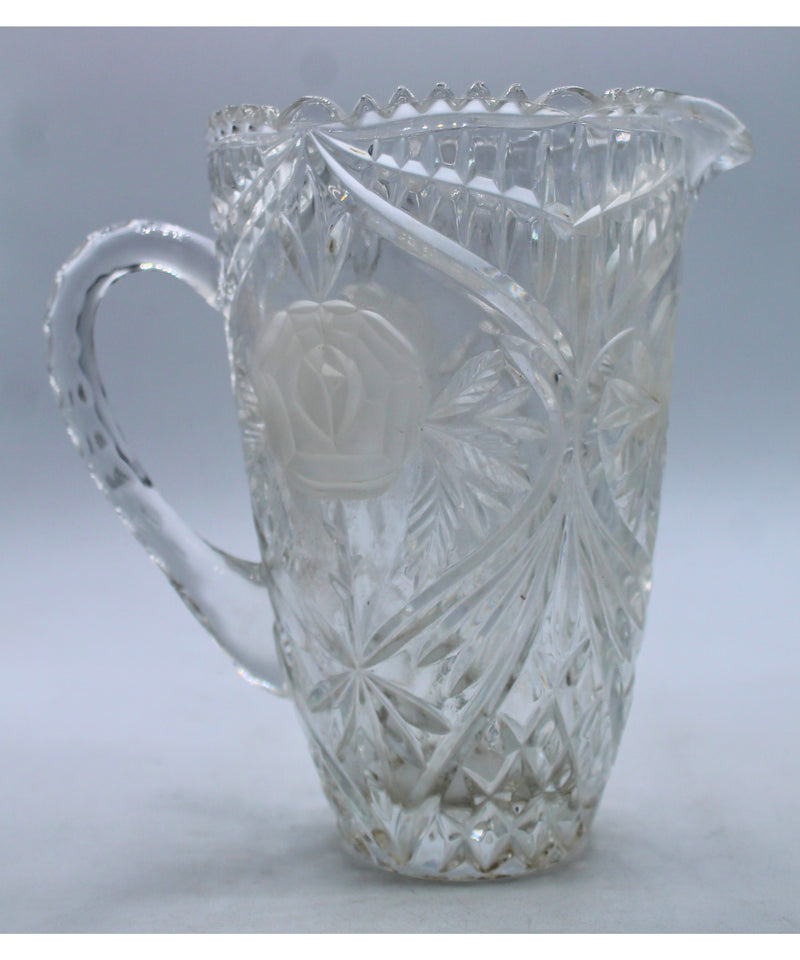 Crystal Rose Water Pitcher | No Box