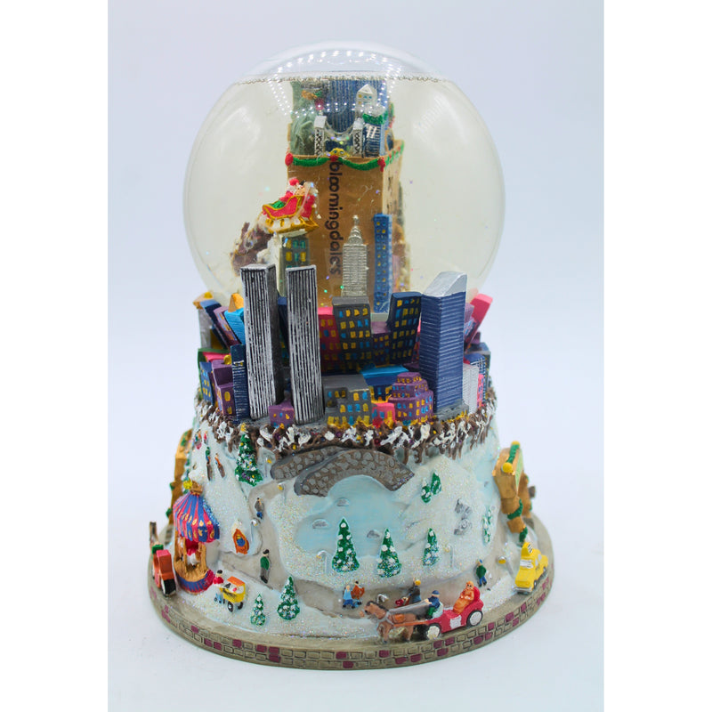 Bloomingdales | Brown Bag Snow Globe | Non-Mint Box