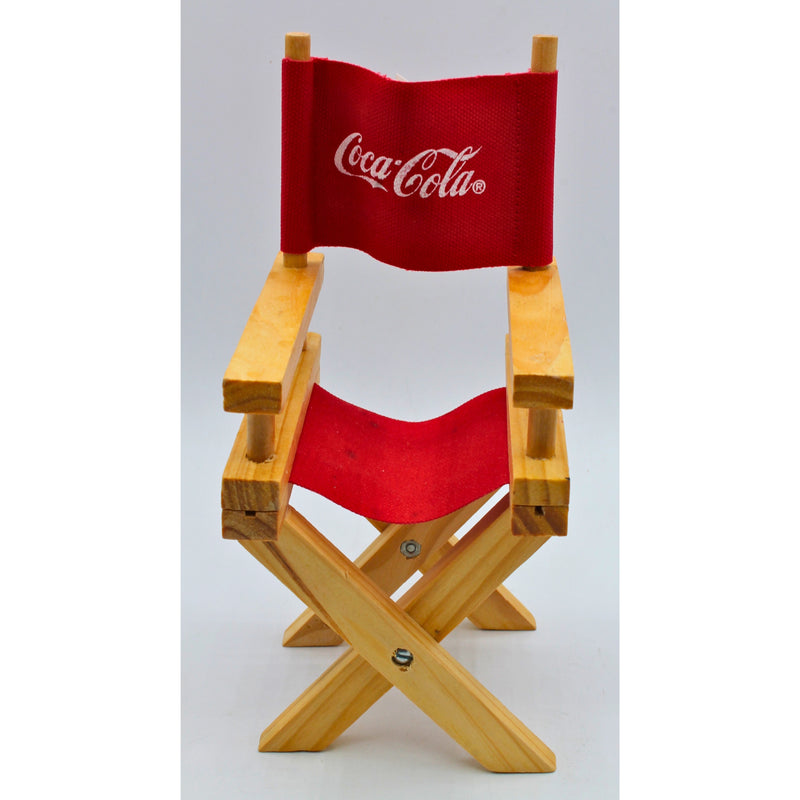 Lot of 3: Coca-Cola Chair, Plush & Figurine | Stained Chair