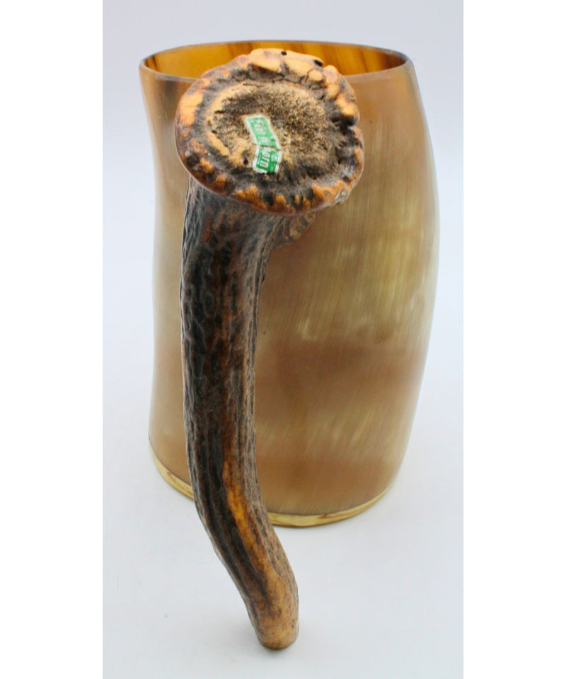 German Horn and Antler Mug | No Box