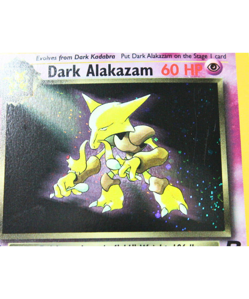 Pokemon | 1st Edition Rare Holo Dark Alakazam | Excellent Condition