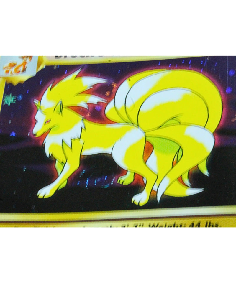 Pokemon | 1st Edition Rare Holo Brock's Ninetales with SWIRL | Excellent