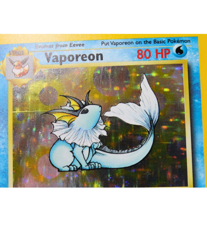 Pokemon | 1st Edition Rare Holo Vaporeon | Excellent Condition