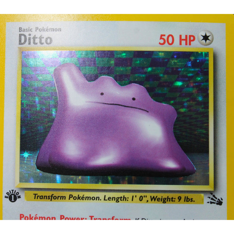 Lot of 2: 1st Edition Rare Holo Ditto & Dark Hypno SWIRL | Excellent Condition