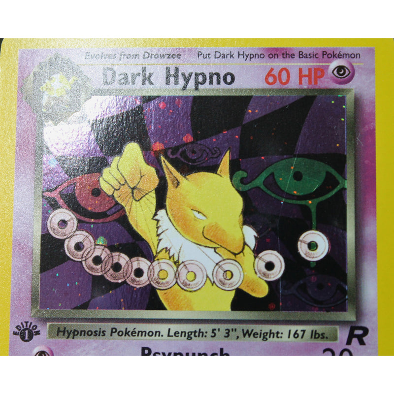 Lot of 2: 1st Edition Rare Holo Ditto & Dark Hypno SWIRL | Excellent Condition