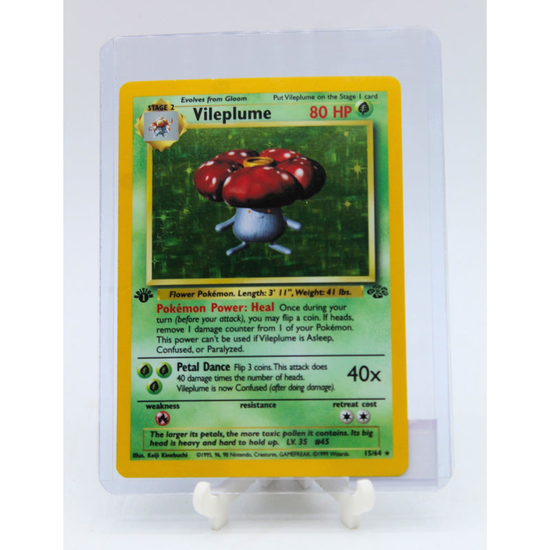 Lot of 3: 1st Edition Rare Holo Nidoqueen, Vileplume & Victreebel | Excellent