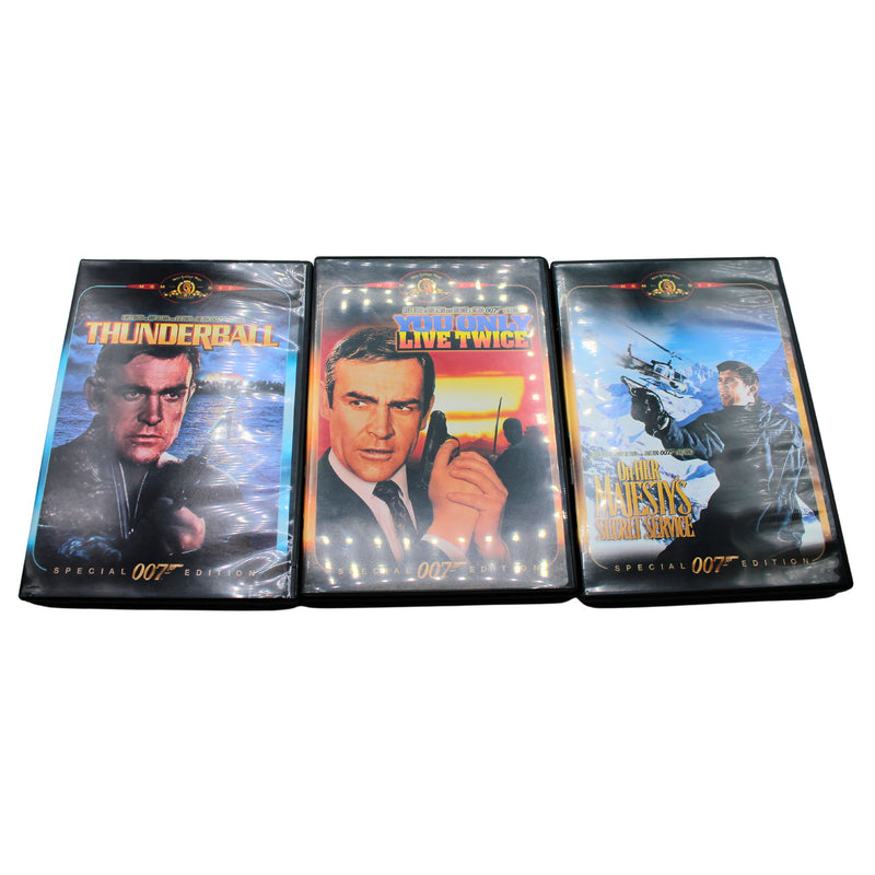 Lot of 12: 1962-1981 James Bond 007 Movie DVDs