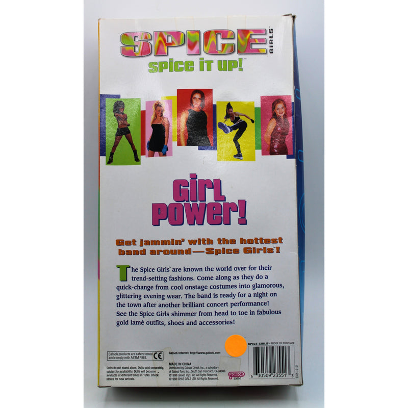 Lot of 2: Spice Girls Dolls - Sporty Spice & Ginger Spice Dolls | Damaged Boxes