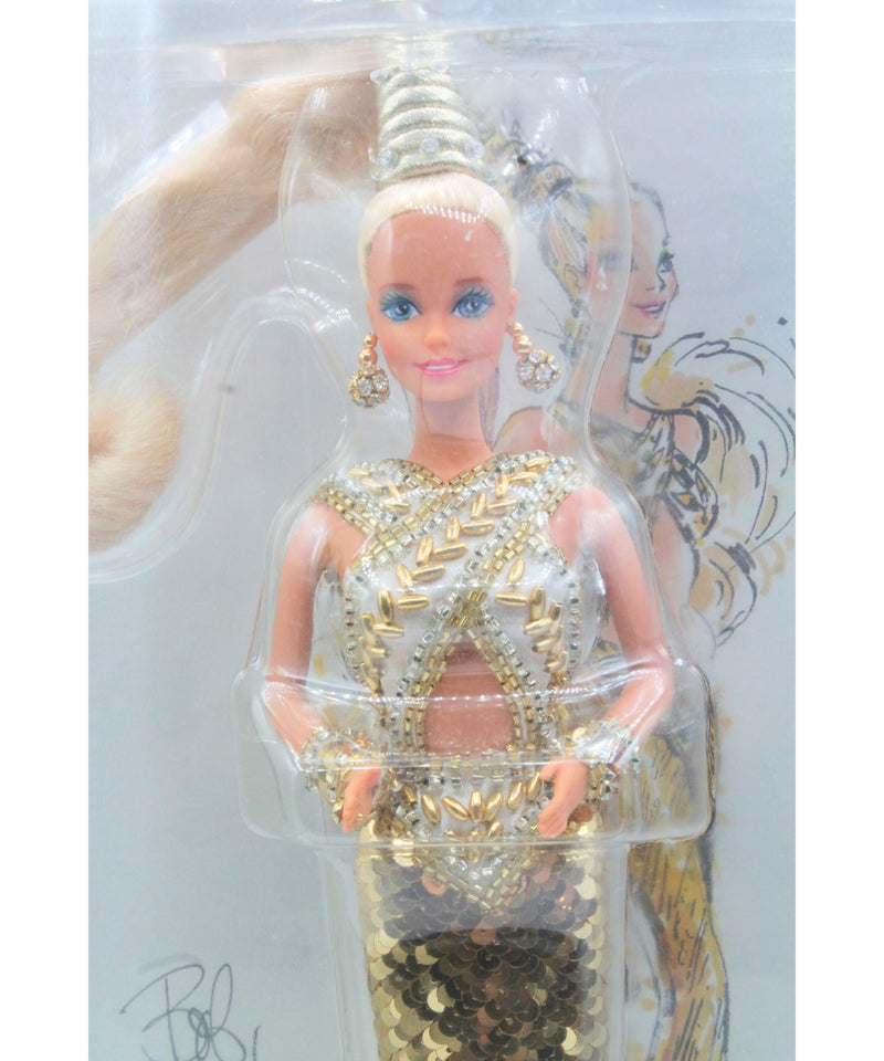 Barbie | Bob Mackie 1990 Gold Dress Doll | Please Read