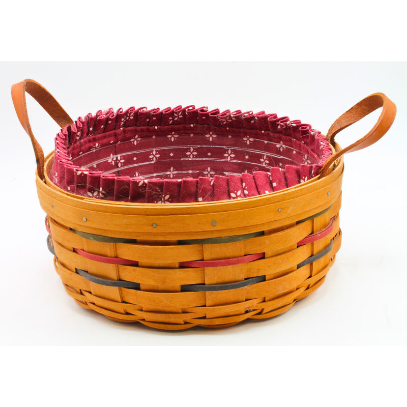 Longaberger Red Woven Baskets - 1995 Edition | Please Read