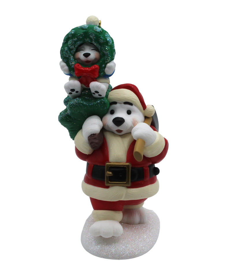 Hallmark Ornament: 2022 Polar Bear Santa | QDB1003