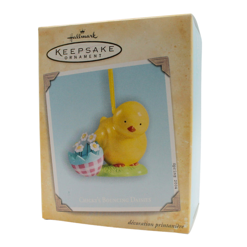 Hallmark Ornament: 2004 Chicky's Bouncing Diasies | QEO8384