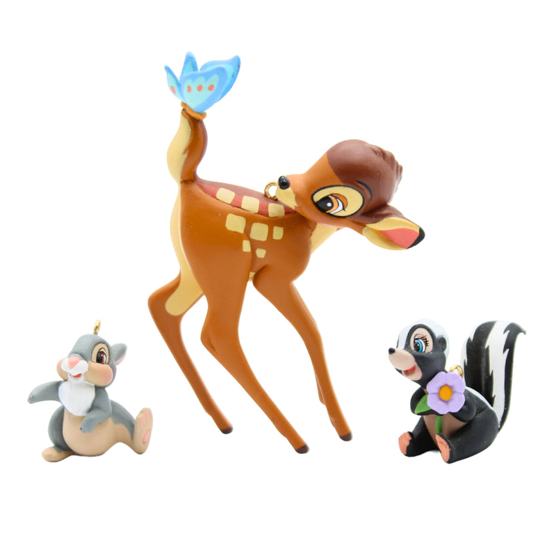 Hallmark Ornament: 2000 Frolicking Friends Banbi, Thumper, and Flower | QEO8434