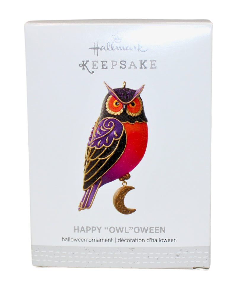 Hallmark Ornament: 2016 Happy "Owl" Oween | QF05244 | Beauty of Birds