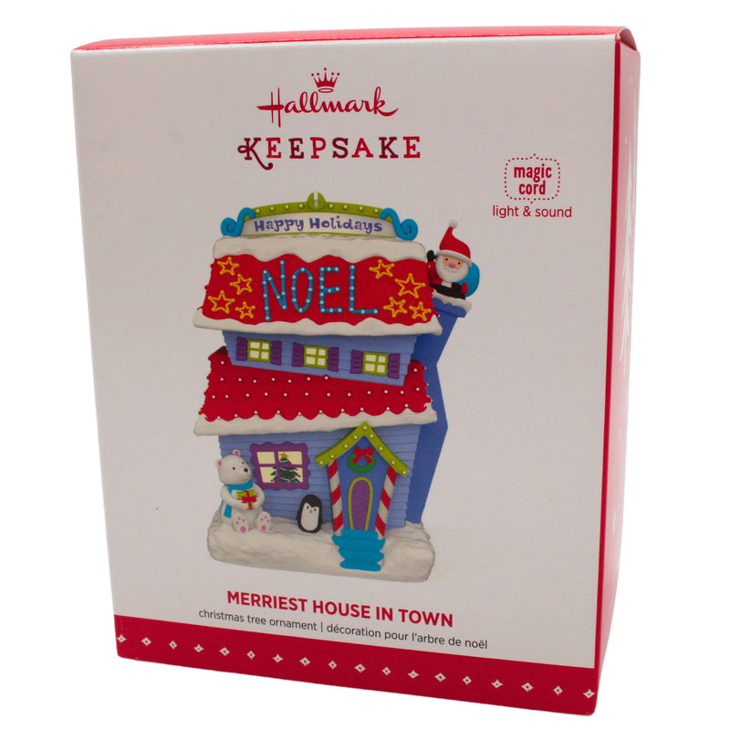 Hallmark Ornament: 2015 Merriest House in Town | QG01359