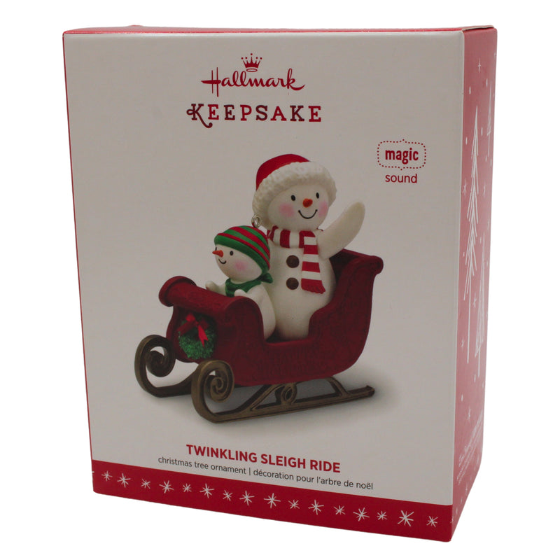 Hallmark Ornament: 2016 Twinkling Sleigh Ride | QG01554