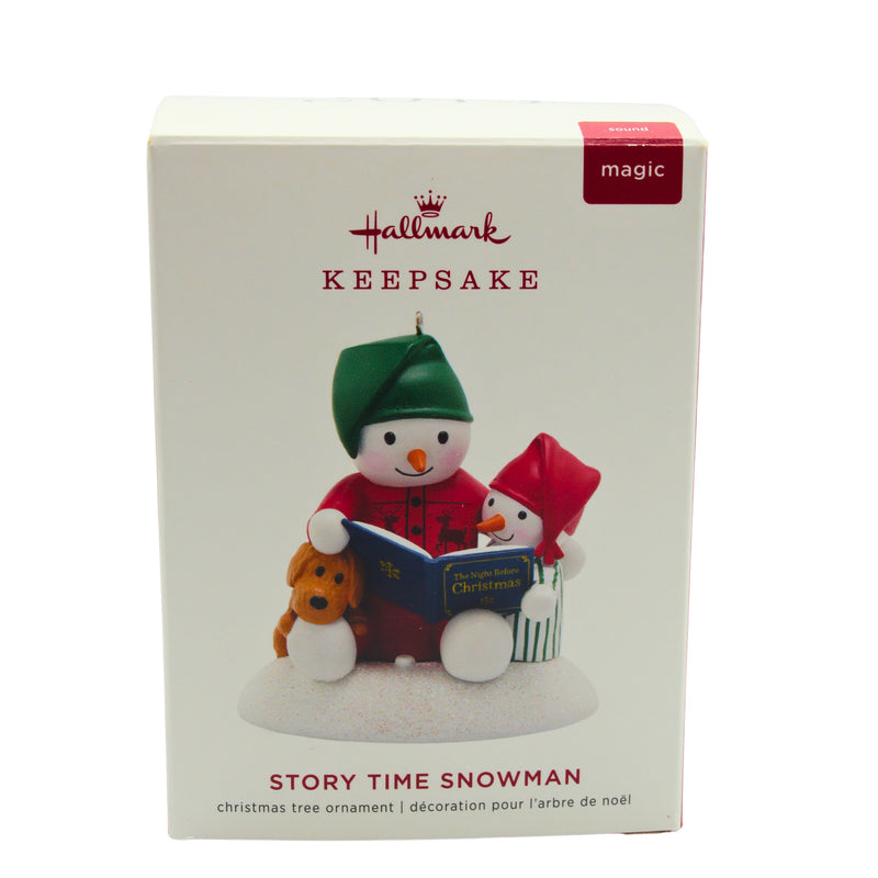 Hallmark Ornament: 2019 Story Time Snowman | QG02447