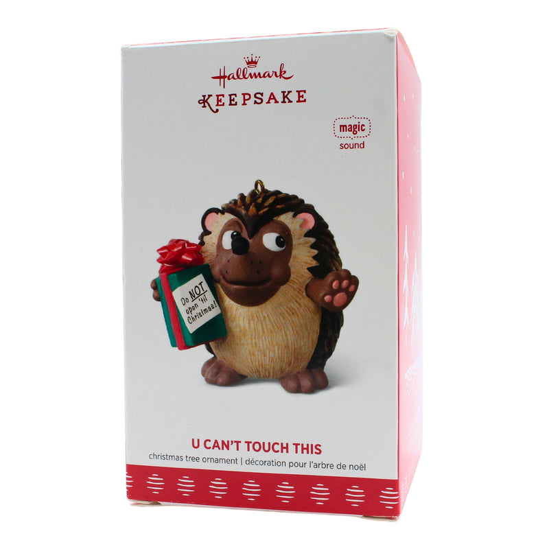 Hallmark Ornament: 2017 U Can't Touch This | QGO1042 | Hedgehog