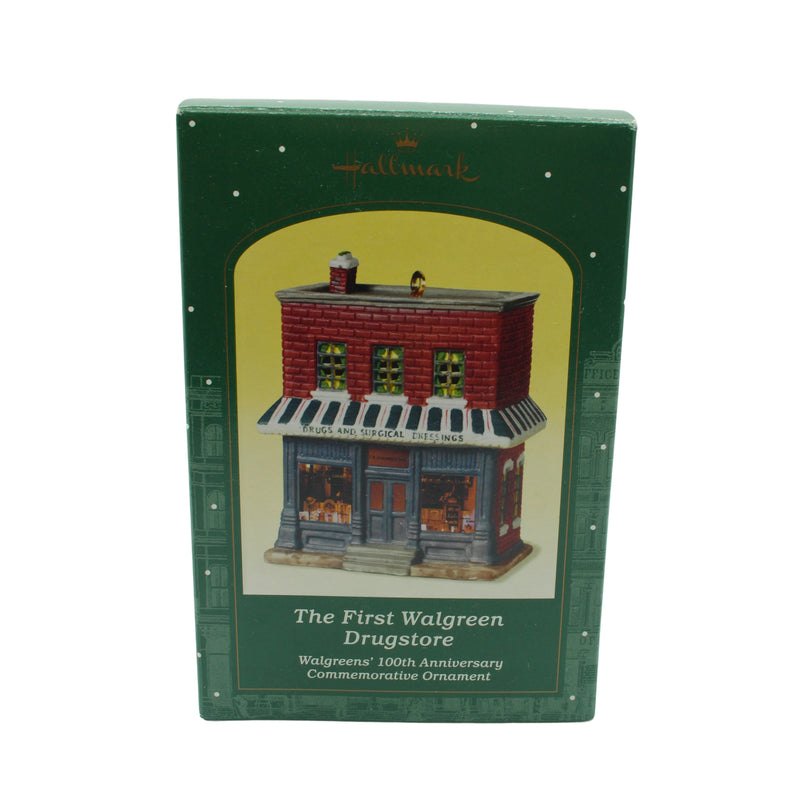 Hallmark Ornament: 2001 The First Walgreen Drugstore | QGO3082